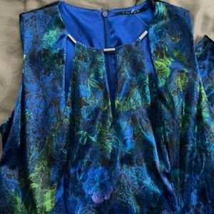 t tahari velvet dress charma style NWT